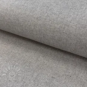 Dekostoff COATED Linenlook premium soft grey