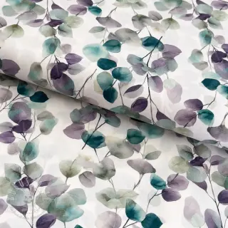 Baumwollstoff Eucalypt white digital print