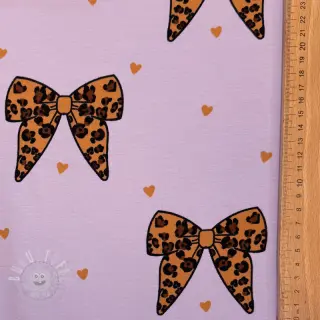 Sweatstoff Animal skin bows design A