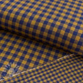 Double gauze/musselin YARN DYED Stripes and checks design G