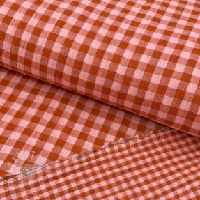 Double gauze/musselin YARN DYED Stripes and checks design H