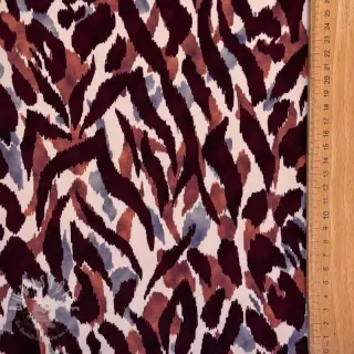 Sweatstoff Abstract animal brown digital print