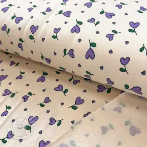 Sweat kuschel Hearts lilac SIMPLY NATURAL