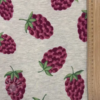Jersey Raspberries ecru melange