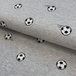 Jersey Soccerballs grey melange