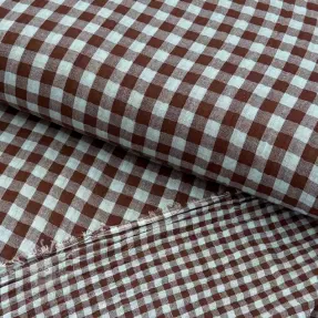 Double gauze/musselin YARN DYED Stripes and checks design E
