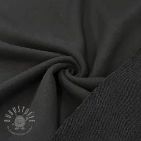 Sweatstoff COTTON black