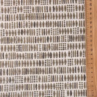 Dekostoff jacquard Quinoa lin