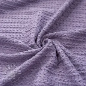 STRICKSTOFF LIGHT ANGORA CABLY purple