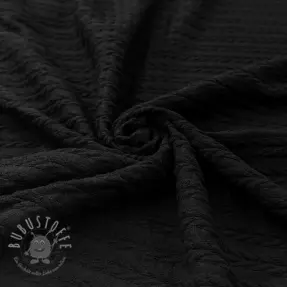STRICKSTOFF LIGHT ANGORA CABLY black