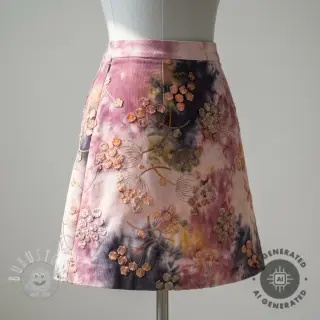Feincord TIE DYE 21W Dandy design F