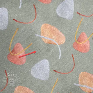 Jersey Shapes sage digital print 2.Klasse