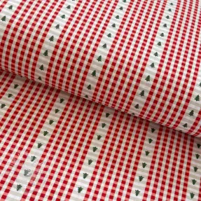 Baumwollstoff Epinette rouge