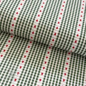 Baumwollstoff Epinette vert