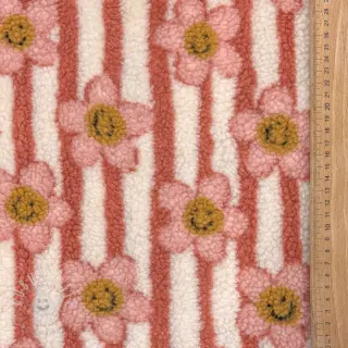 Mantelstoff TEDDY JACQUARD Pretty mix design D