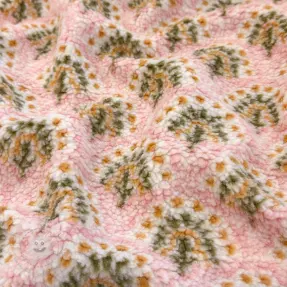 Mantelstoff TEDDY JACQUARD Pretty mix design A