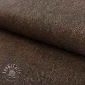 Dekostoff PRE-WASHED choco melange