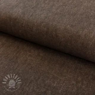 Dekostoff PRE-WASHED choco melange