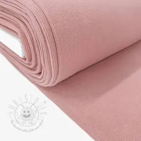 Baumwoll Bündchenstoff RIB blush ORGANIC