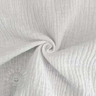 Double gauze/musselin white