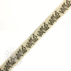 Baumwoll Band Ornament birds