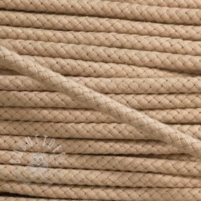 Baumwollkordel 8 mm beige