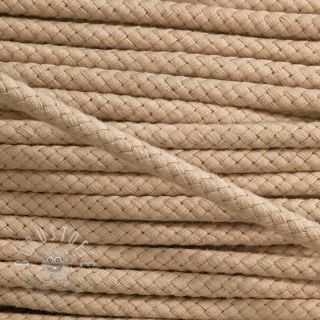 Baumwollkordel 8 mm beige