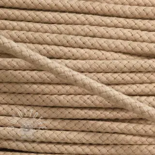Baumwollkordel 8 mm beige