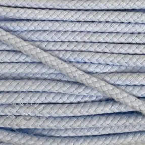 Baumwollkordel 8 mm light blue