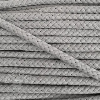 Baumwollkordel 8 mm light grey