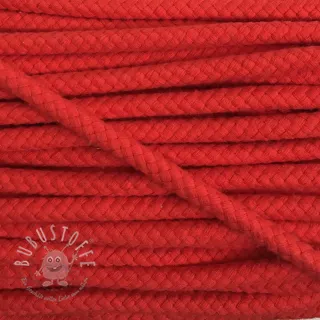 Baumwollkordel 8 mm red