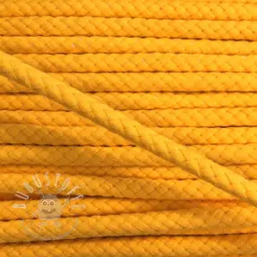 Baumwollkordel 8 mm yellow