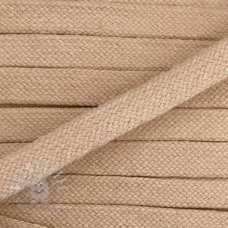 Flachkordel 15 mm beige