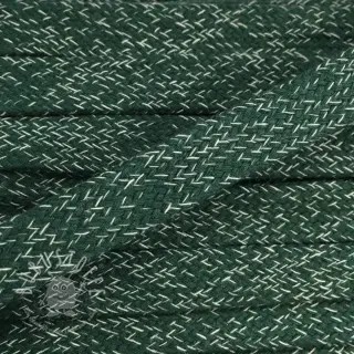 Flachkordel 15 mm melange green