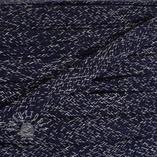 Flachkordel 20 mm melange marine