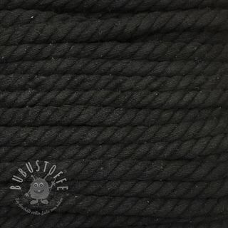 Baumwollkordel 12 mm schwarz