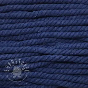 Baumwollkordel 12 mm blau