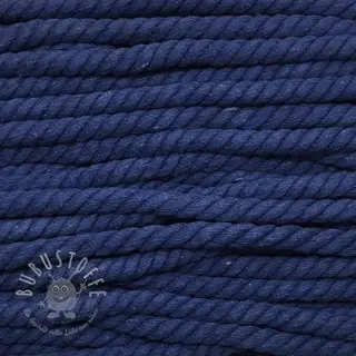 Baumwollkordel 12 mm blau