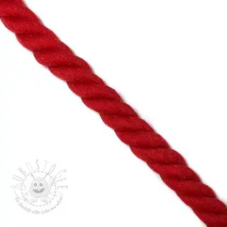 Baumwollkordel 2,5 cm red