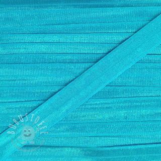 Elastisches Schrägband Polyamide 15 mm turquoise