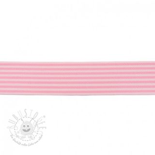 Gummiband 4 cm Stripe light pink