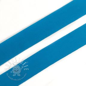 Elastisches Schrägband Polyamide matt 20 mm aqua