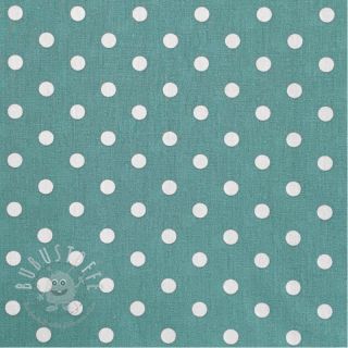 Baumwollstoff Dots fresh sage