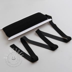 Elastisches Schrägband Polyamide matt schwarz