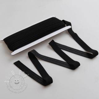 Elastisches Schrägband Polyamide matt schwarz