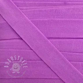 Elastisches Schrägband Polyamide matt 20 mm lila