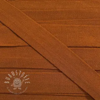 Elastisches Schrägband Polyamide matt 20 mm brown
