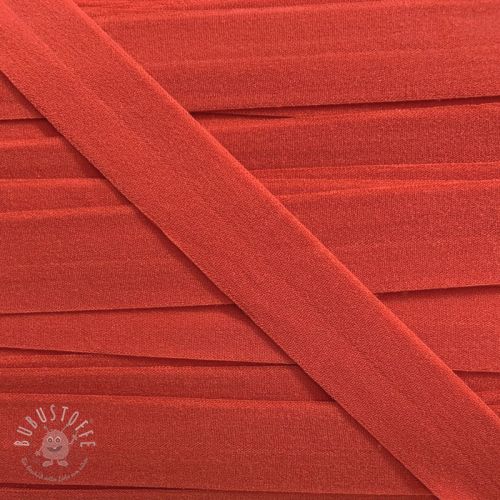 Elastisches Schrägband Polyamide matt 20 mm erdbeeren