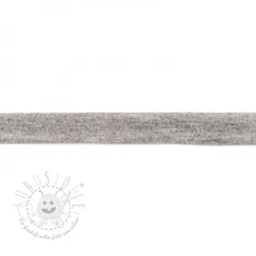 Bias binding jersey grau
