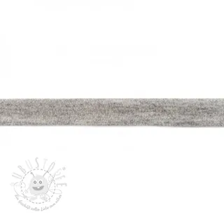 Bias binding jersey grau